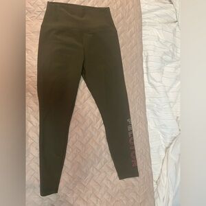 Peloton Olive Green Athletic Leggings